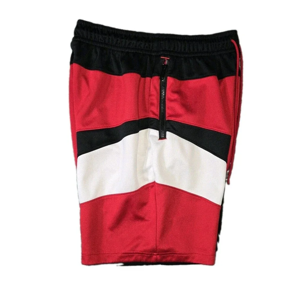Mens Air Jordan Jumpman Tricot Wave Basketball Shorts Medium 27x8 Black Red